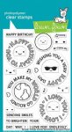 Lawn Fawn - Clear Stamps - Reveal Wheel Circle Sentiments