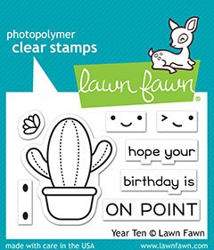 Lawn Fawn - Clear Stamps - Year Ten