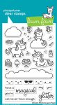 Lawn Fawn - Clear Stamps - Unicorn Picnic