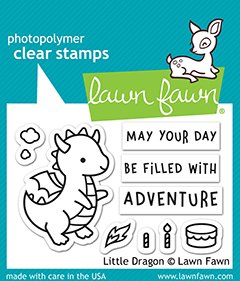 Lawn Fawn - Clear Stamps - Little Dragon