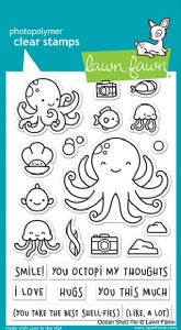 Lawn Fawn - Clear Stamps - Ocean Shell-Fie
