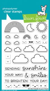 Lawn Fawn - Clear Stamps - All The Clouds