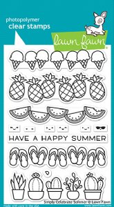 Lawn Fawn - Clear Stamps - Simply Celebrate Summer