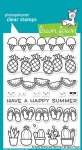 Lawn Fawn - Clear Stamps - Simply Celebrate Summer
