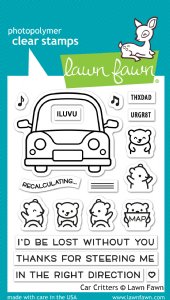 Lawn Fawn - Clear Stamps - Car Critters