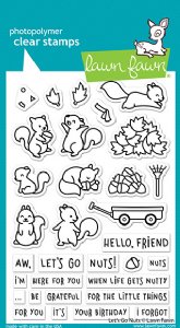 Lawn Fawn - Clear Stamps - Let's Go Nuts