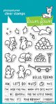 Lawn Fawn - Clear Stamps - Let's Go Nuts