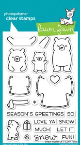 Lawn Fawn - Clear Stamps - Snow Much Fun