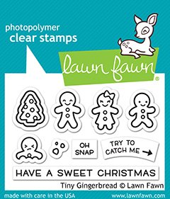 Lawn Fawn - Clear Stamps - Tiny Gingerbread