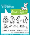 Lawn Fawn - Clear Stamps - Tiny Gingerbread
