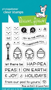 Lawn Fawn - Clear Stamps - Peas On Earth