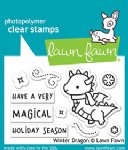 Lawn Fawn - Clear Stamps - Winter Dragon