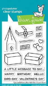 Lawn Fawn - Clear Stamps - Special Delivery Box Add-On