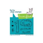 Lawn Fawn - Clear Stamp - One in a Chameleon Flip-Flop