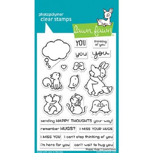 Lawn Fawn - Clear Stamp - Happy Hugs