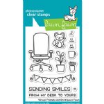 Lawn Fawn - Clear Stamp - Virtual Friends Add-On