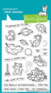 Lawn Fawn - Clear Stamp - You Autumn Know