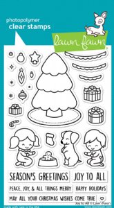 Lawn Fawn - Clear Stamp - Joy To All