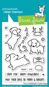 Lawn Fawn - Clear Stamp - Furry And Bright