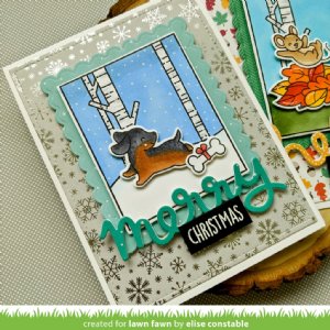 Lawn Fawn - Clear Stamp - Furry And Bright