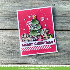 Lawn Fawn - Clear Stamp - Furry And Bright