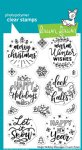 Lawn Fawn - Clear Stamp - Magic Holiday Messages
