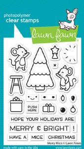 Lawn Fawn - Clear Stamp - Merry Mice