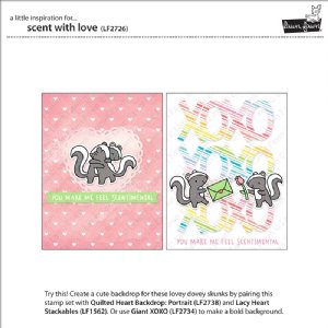 Lawn Fawn - Clear Stamp - Scent with Love