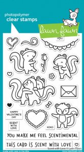 Lawn Fawn - Clear Stamp - Scent with Love