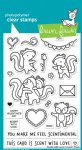 Lawn Fawn - Clear Stamp - Scent with Love