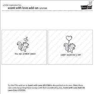 Lawn Fawn - Clear Stamp - Scent with Love Add-On