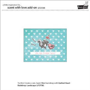 Lawn Fawn - Clear Stamp - Scent with Love Add-On