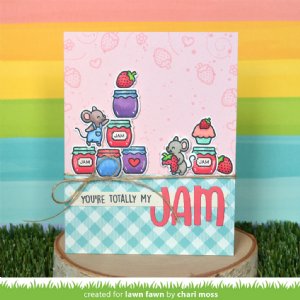 Lawn Fawn - Clear Stamp - Berry Special