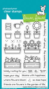 Lawn Fawn - Clear Stamp - Garden Before 'n Afters