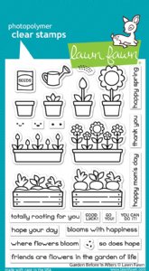 Lawn Fawn - Clear Stamp - Garden Before 'n Afters