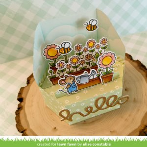 Lawn Fawn - Clear Stamp - Garden Before 'n Afters