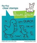 Lawn Fawn - Clear Stamp - Rub-a-Dub-Dub Flip-Flop