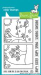 Lawn Fawn - Clear Stamp - Window Scene: Spring
