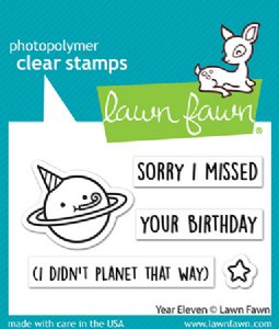 Lawn Fawn - Clear Stamp - Year Eleven