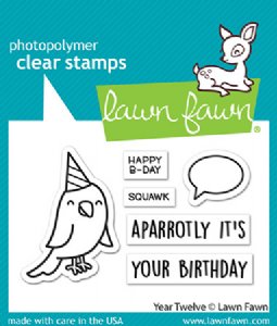 Lawn Fawn - Clear Stamp - Year Twelve
