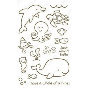 Lawn Fawn - Clear Stamps - Critters In The Sea