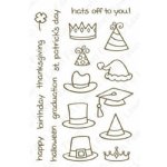 Lawn Fawn - Clear Stamps - Hats Off To You