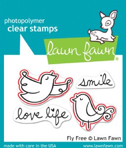 Lawn Fawn - Clear Stamps - Fly Free