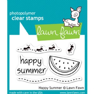 Lawn Fawn - Clear Stamps - Happy Summer