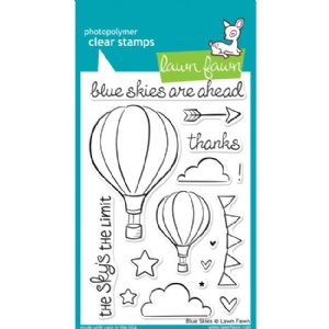 Lawn Fawn - Clear Stamps - Blue Skies