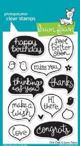 Lawn Fawn - Clear Stamps - Chit Chat