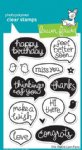 Lawn Fawn - Clear Stamps - Chit Chat