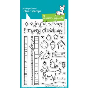 Lawn Fawn - Clear Stamps - Joy To The Woods
