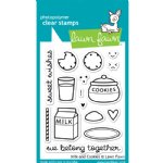 Lawn Fawn - Clear Stamps - Milk And Cookies