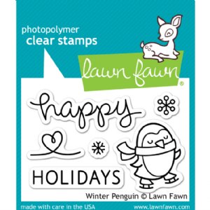 Lawn Fawn - Clear Stamps - Winter Penguin